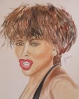 Portrait of Tina Turner (#panpastel)
