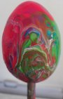 #acrylicpouring on duck egg